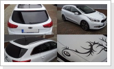 Kia Ceed Dach - Folierung schwarz-glänzend